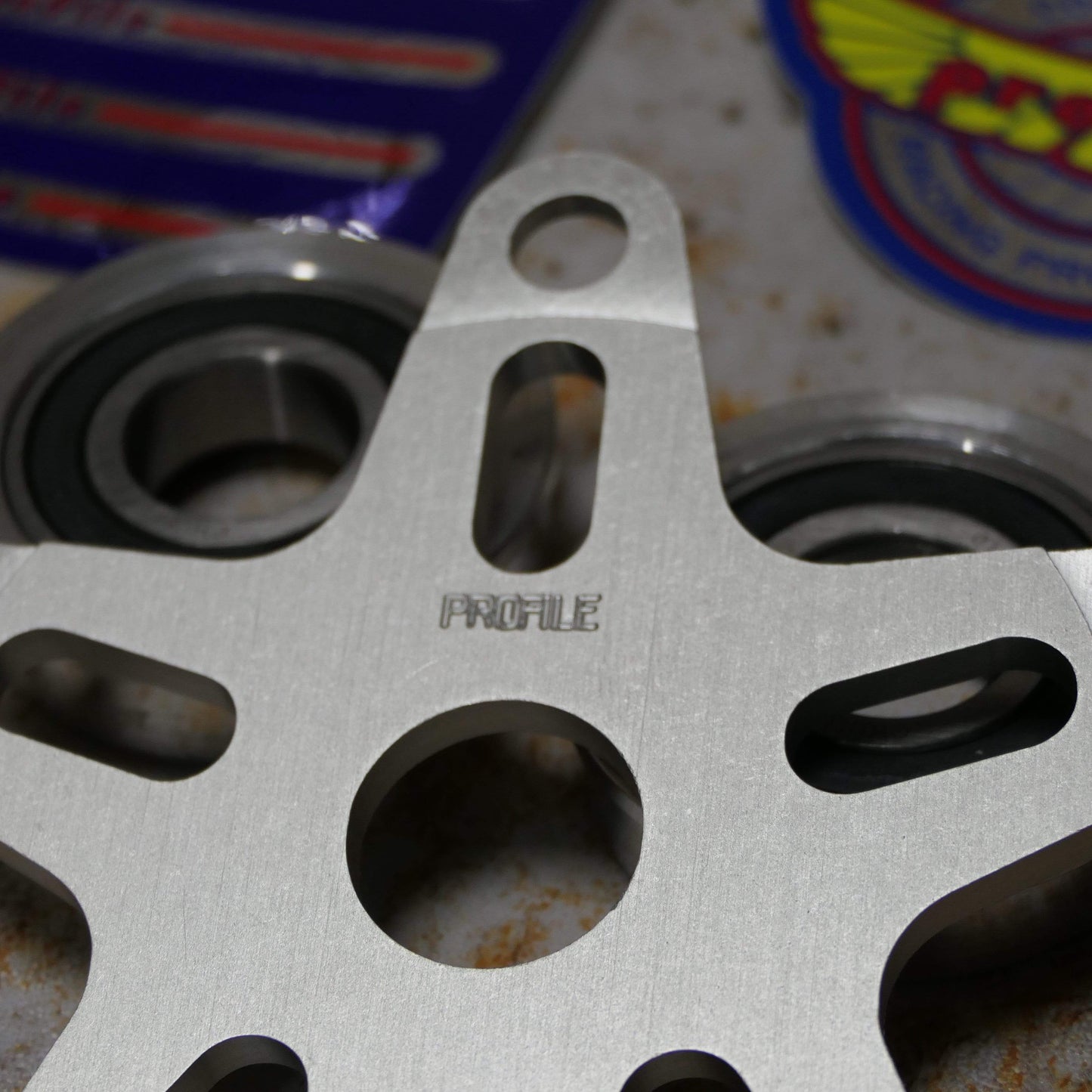 Profile Racing Old School BMX Profile Racing Vintage Box Crank Kit with Spider