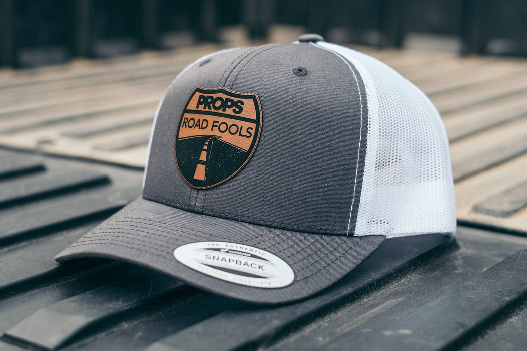Props Clothing & Shoes Charcoal/White Props Road Fools Patch Trucker Cap