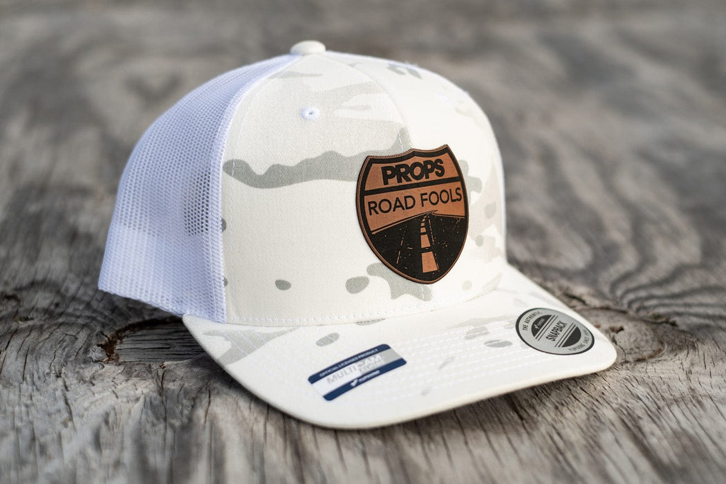 Props Clothing & Shoes White Camo Props Road Fools Patch Trucker Cap