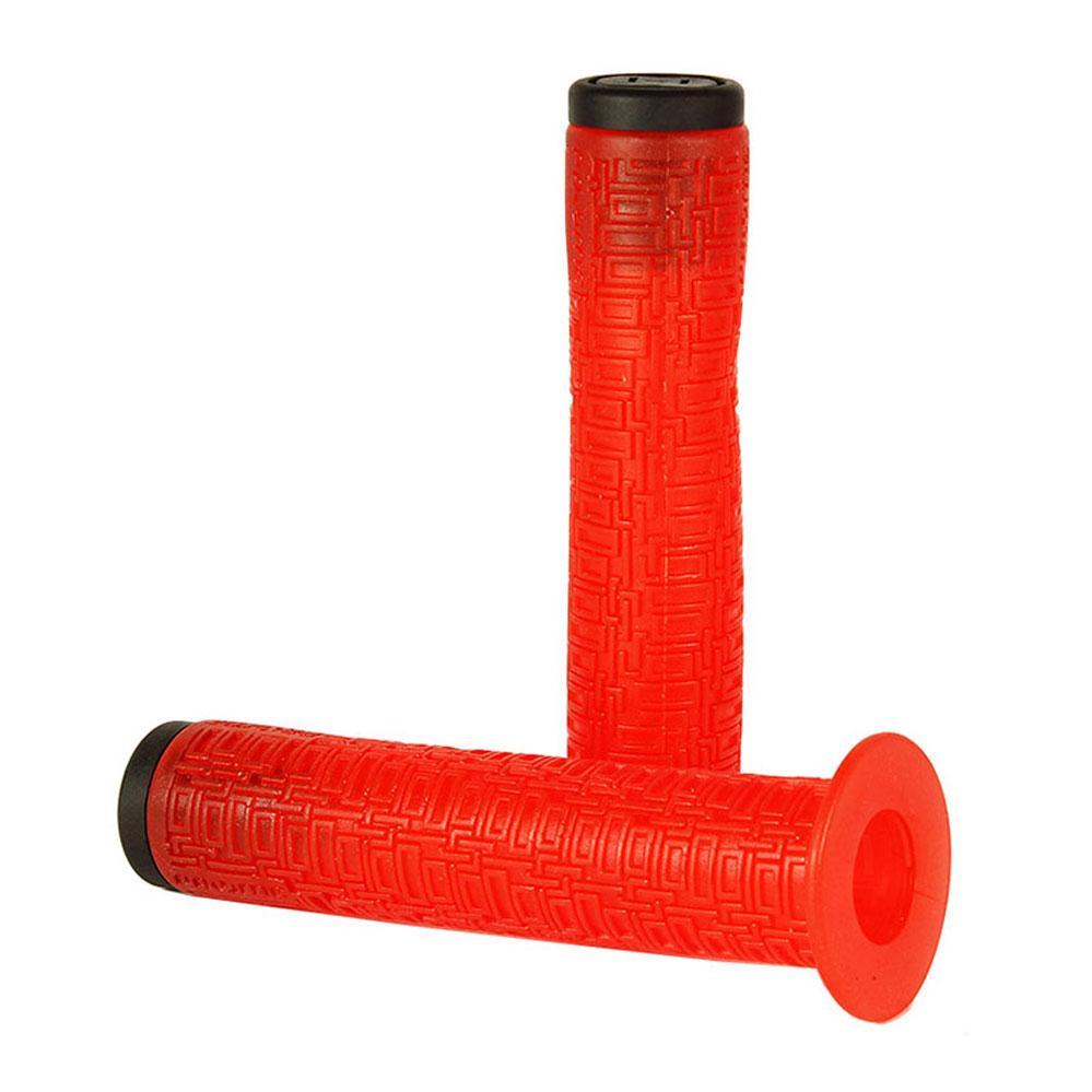 Redline BMX Parts Trans Orange Pryme Square Knot Grips