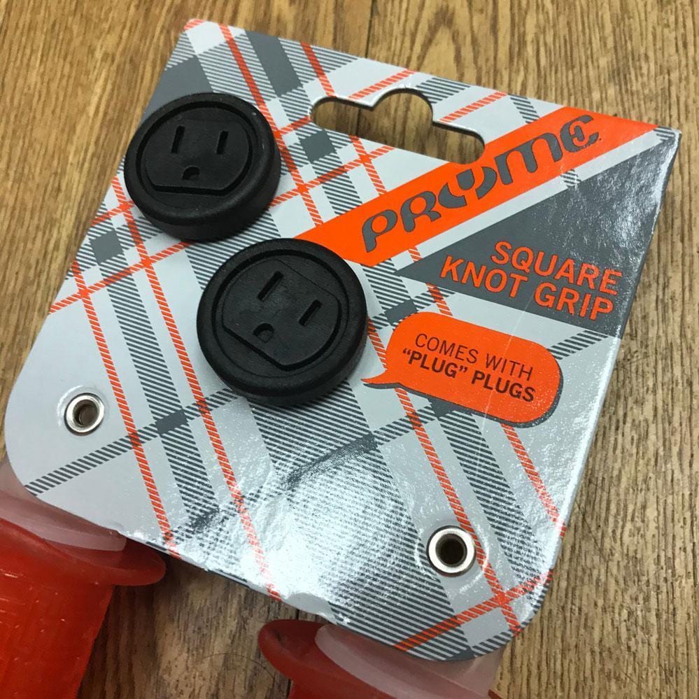 Redline BMX Parts Trans Orange Pryme Square Knot Grips