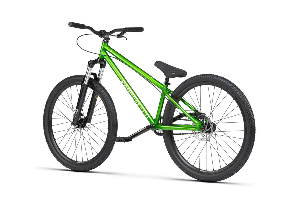 Radio BMX Bikes Radio 2021 Asura 26 Inch Dirt Jump Bike Metallic Green