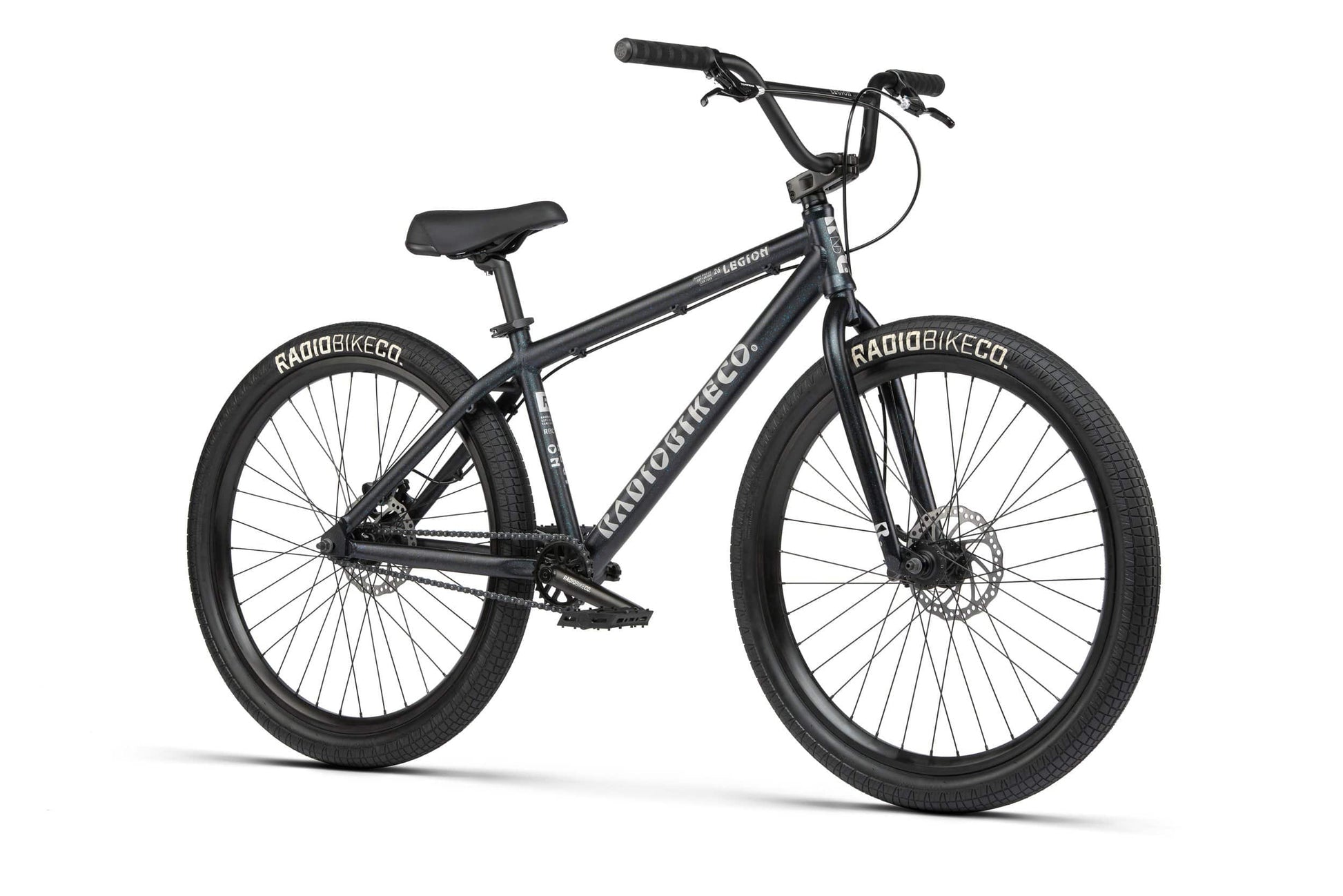 Radio BMX Bikes Radio 2021 Legion 26 Inch Wheelie Bike Cosmic Splatter