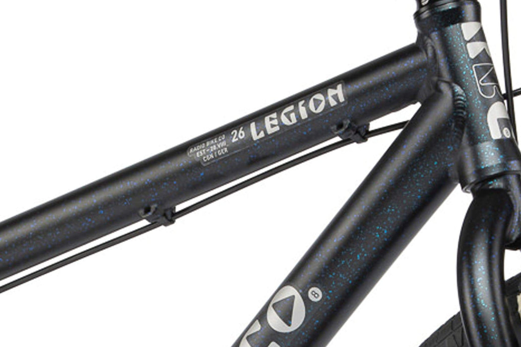 Radio BMX Bikes Radio 2021 Legion 26 Inch Wheelie Bike Cosmic Splatter