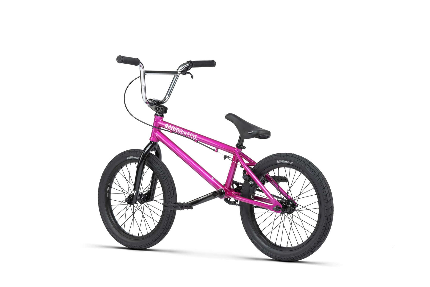 Radio BMX Bikes Radio 2021 Saiko 18 Inch Bike Metallic Purple