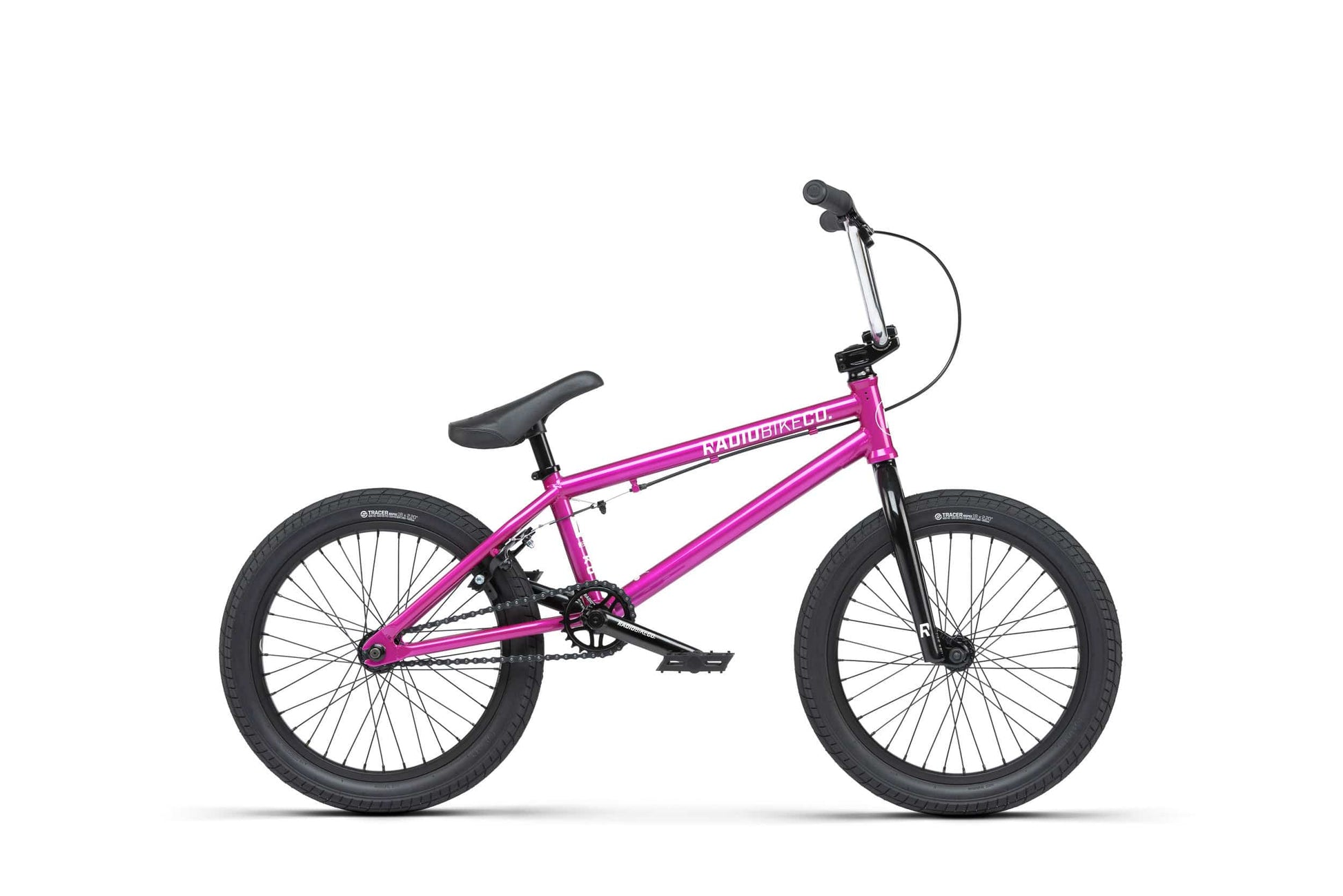 Radio BMX Bikes Radio 2021 Saiko 18 Inch Bike Metallic Purple