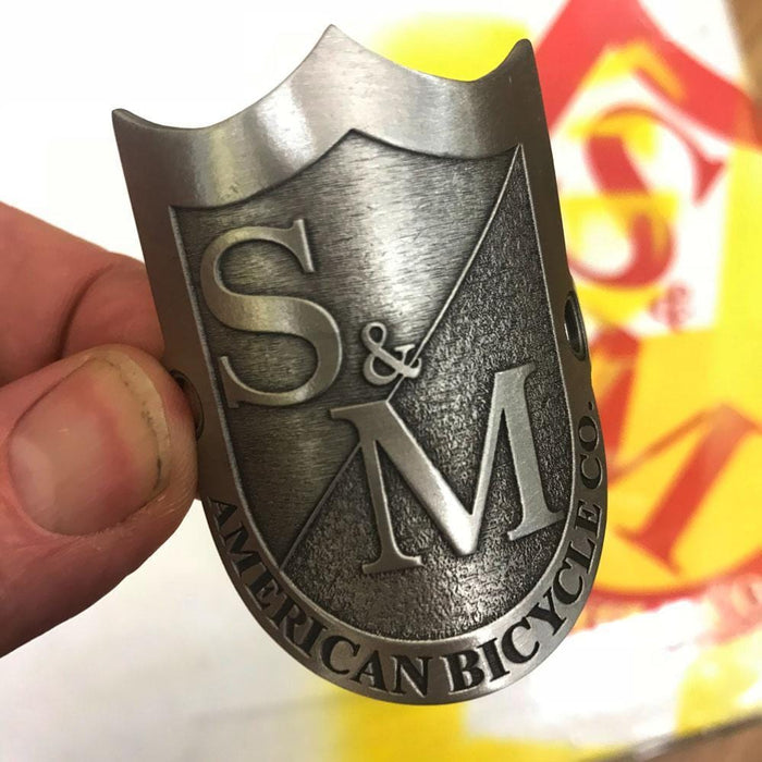 S&M Misc S&M Bikes Shield Frame Headtube Badge
