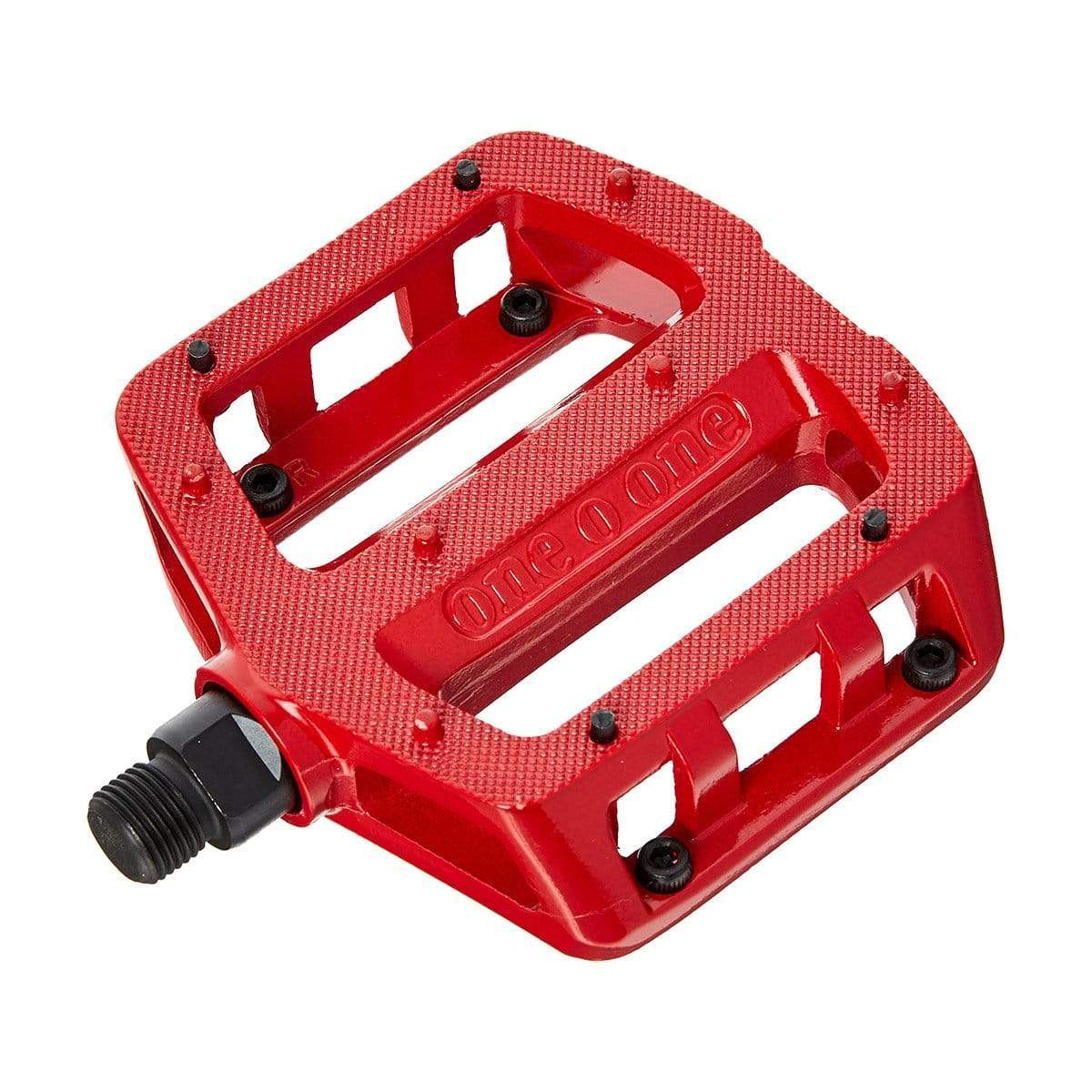 S&M Bikes BMX Parts Red S&M Bikes 101 Alloy Pedals