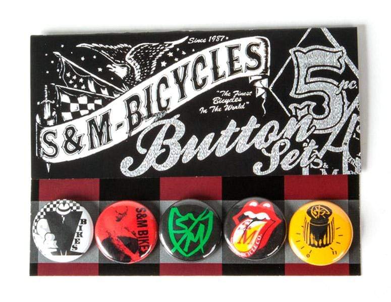 S&M Bikes Misc S&M Bikes Button Badge Pack