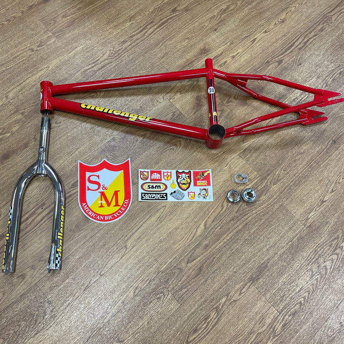 S&M Bikes Mid School BMX Red / 21" S&M Bikes Challenger Reissue Frame Kit