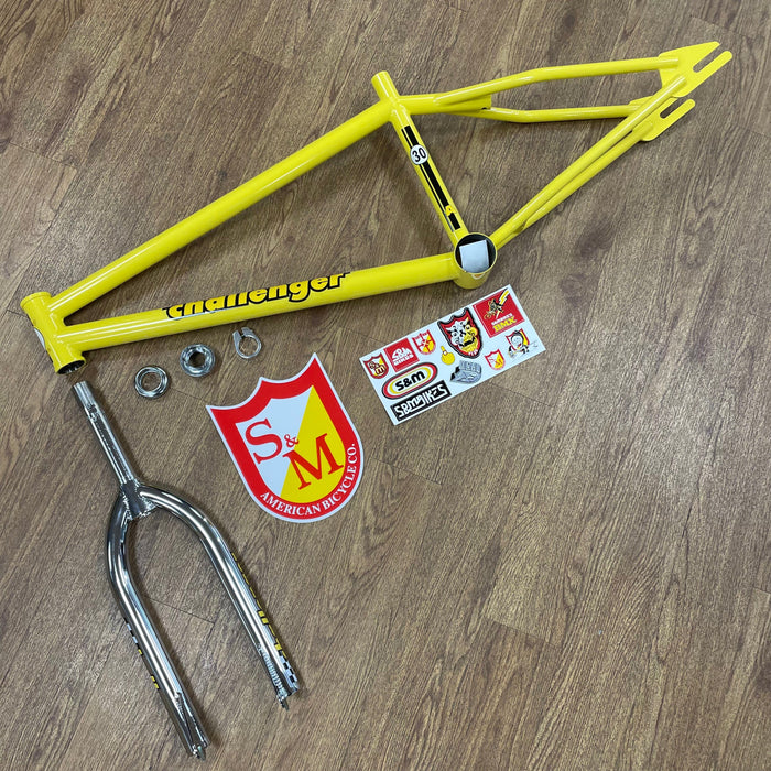 S&M Bikes Mid School BMX Yellow / 21" S&M Bikes Challenger Reissue Frame Kit