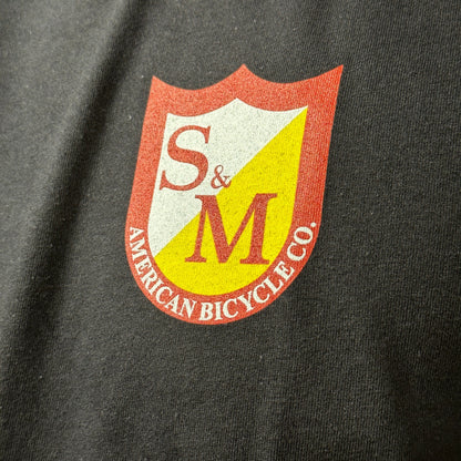 S&M Bikes Clothing & Shoes S&M Bikes Classic Shield T-Shirt Black