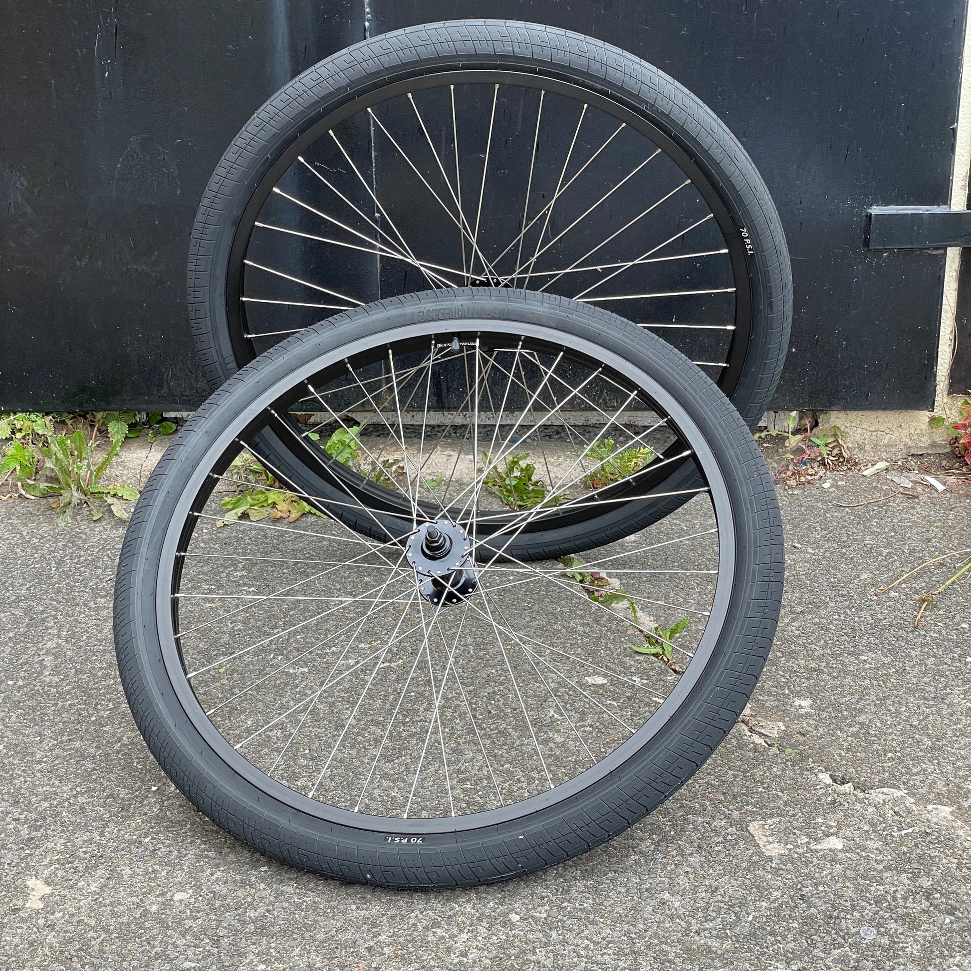 S&M Bikes BMX Parts S&M Bikes Covid Cruiser Wheelset with Tyres