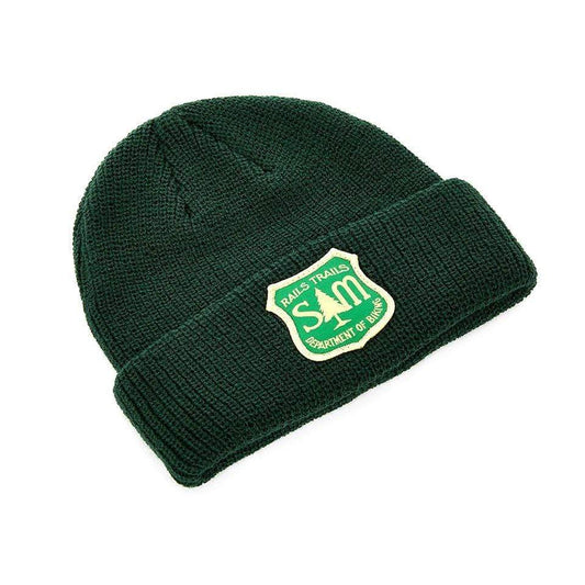 S&M Clothing & Shoes S&M Bikes Department of Biking Beanie Dark Green