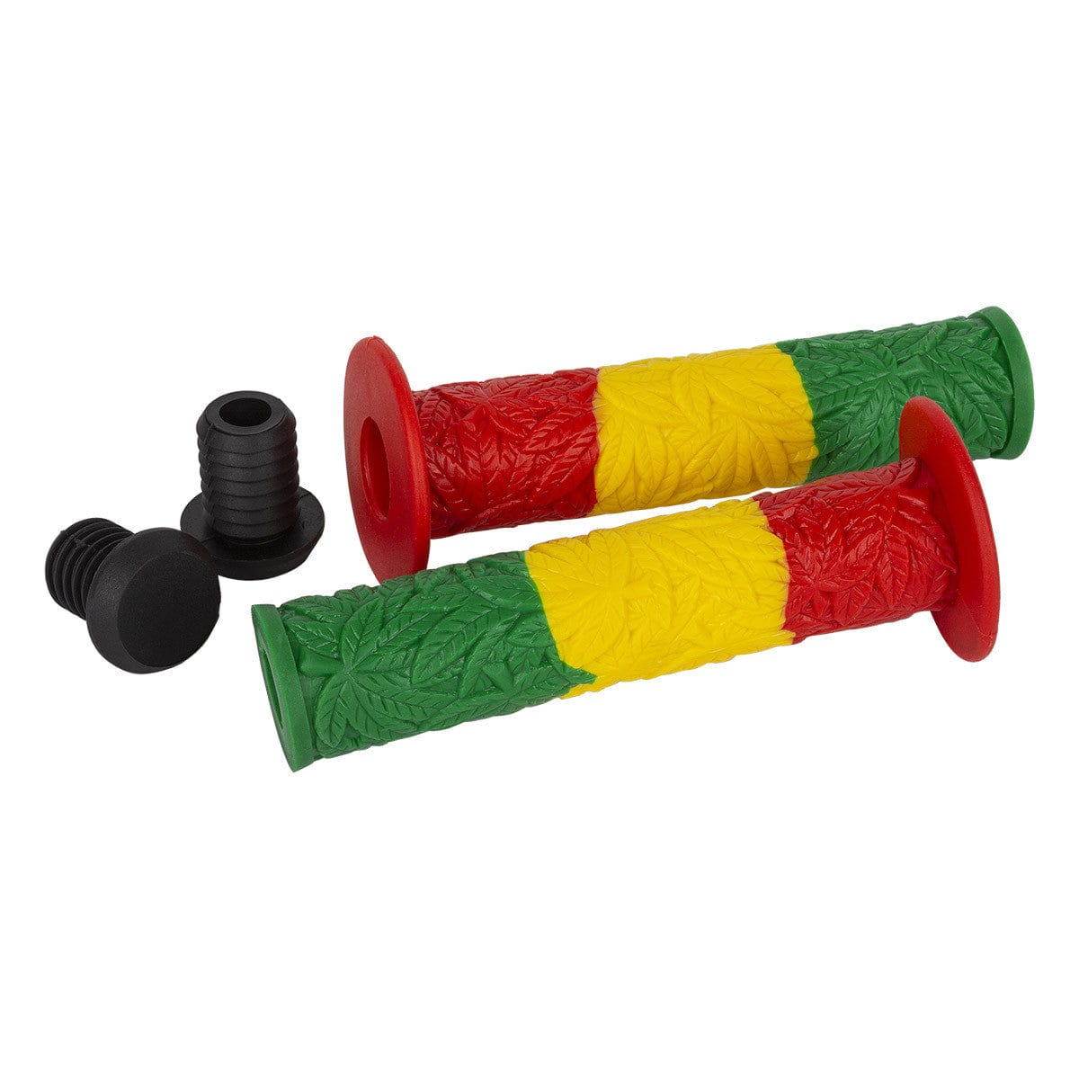 S&M Bikes BMX Parts Rasta S&M Bikes Ganja Grips