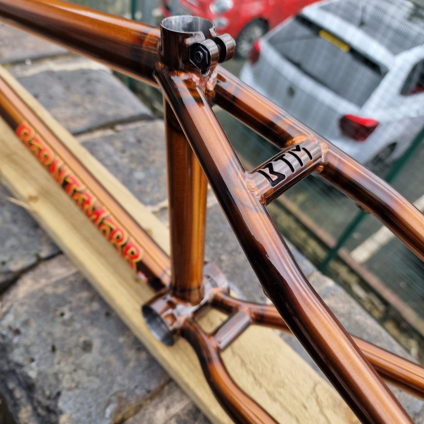 S&M Bikes BMX Parts S&M Bikes Hoder BTM Frame Trans Orange