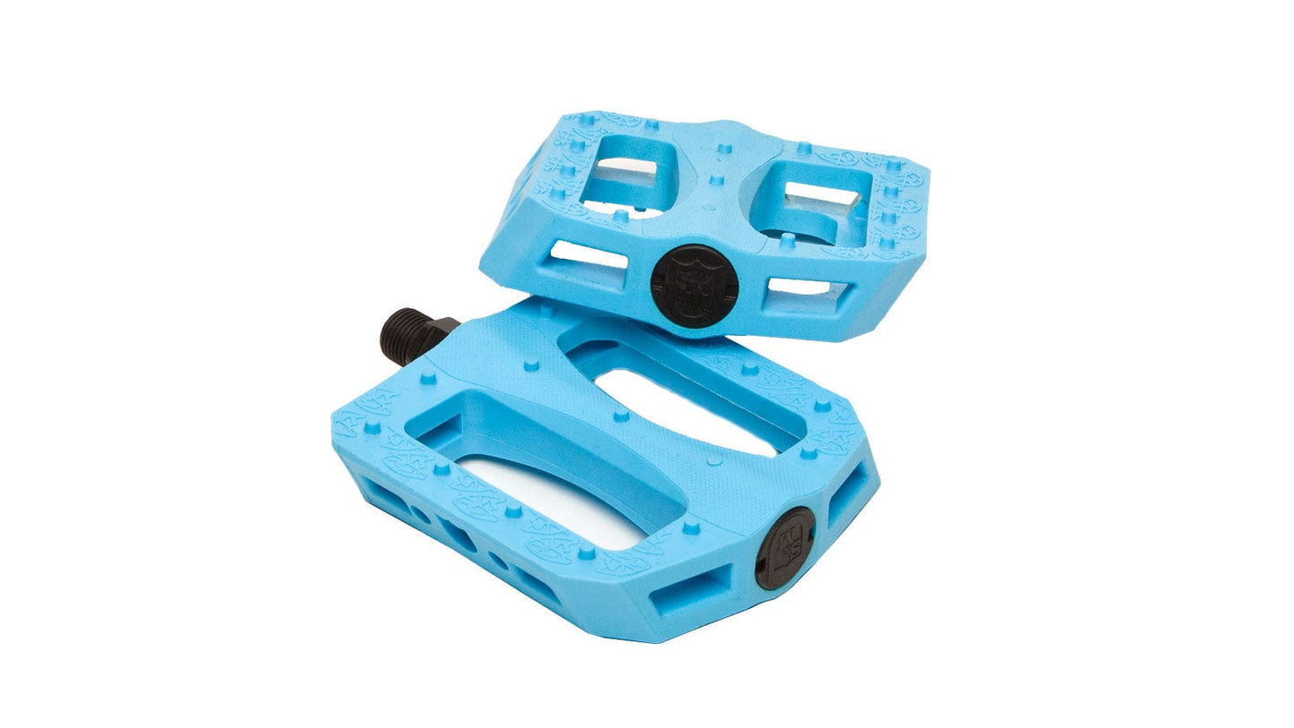 S&M Bikes BMX Parts Cyan Blue S&M Bikes Hoder BTM Pedals