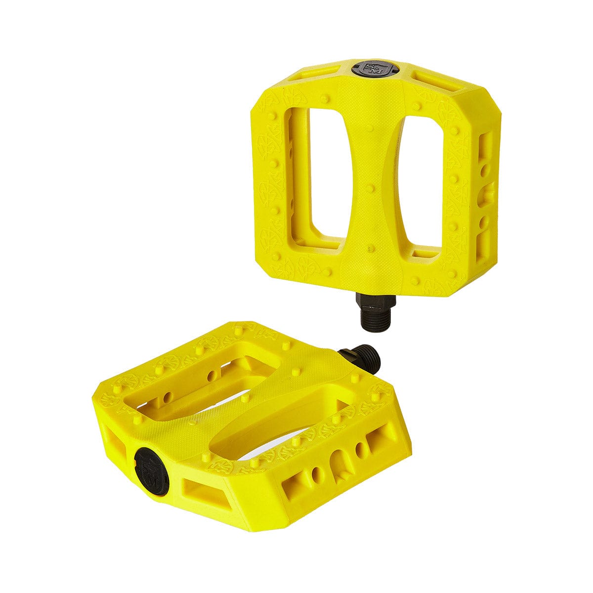 S&M Bikes BMX Parts Yellow S&M Bikes Hoder BTM Pedals