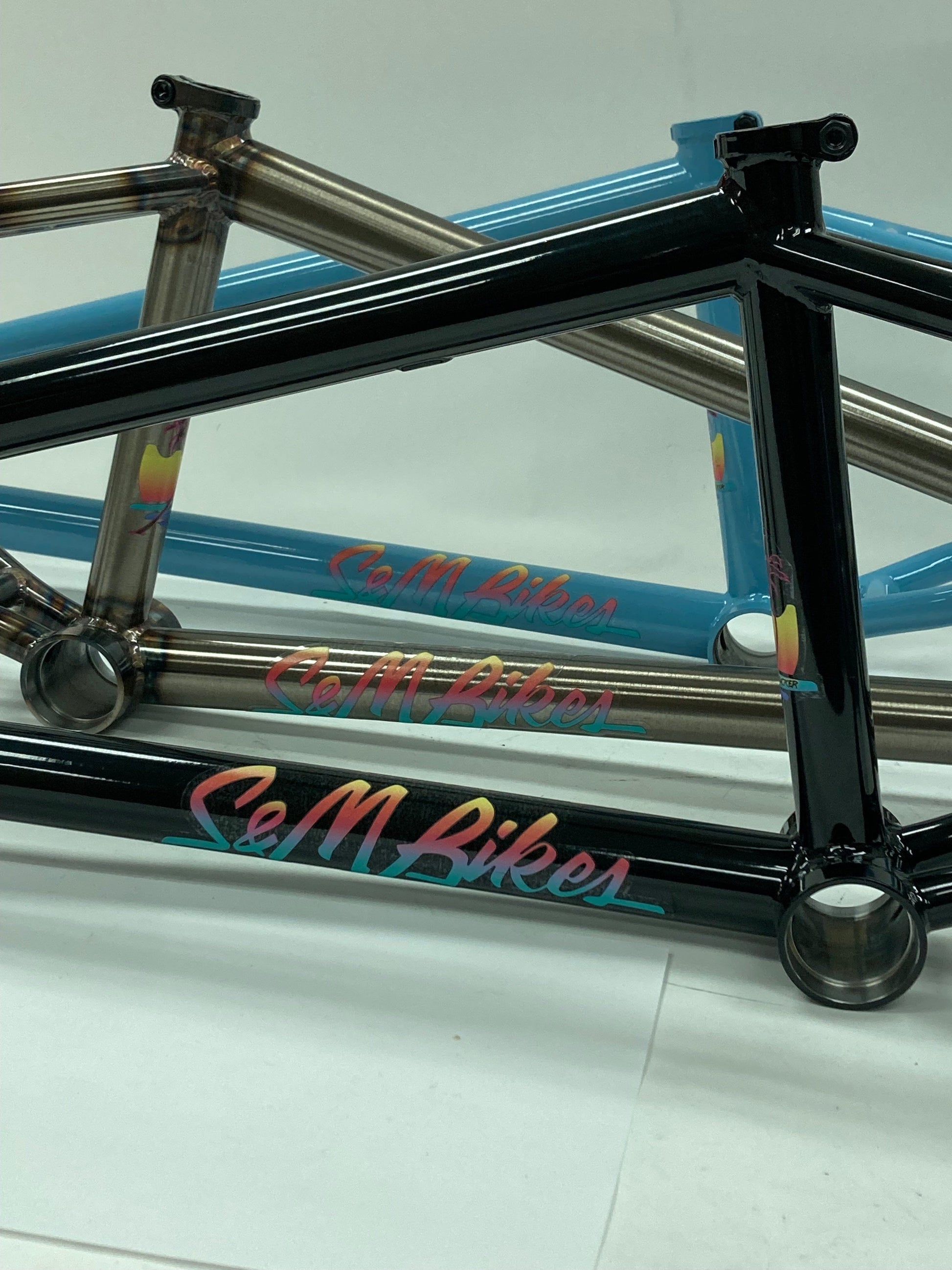 S&M Bikes BMX Parts S&M Bikes Hucker Frame Baby Blue