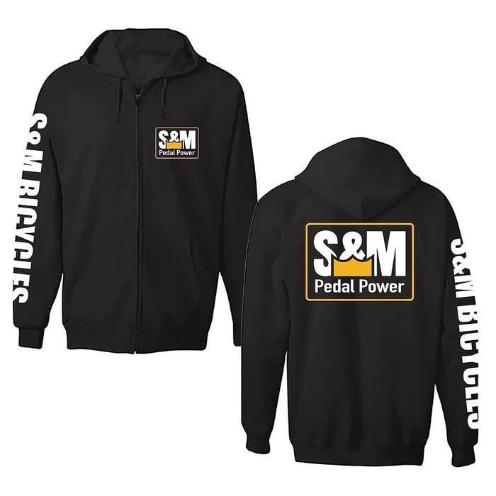 S&M Bikes Clothing & Shoes S&M Bikes Pedal Power Zip Up Hoody