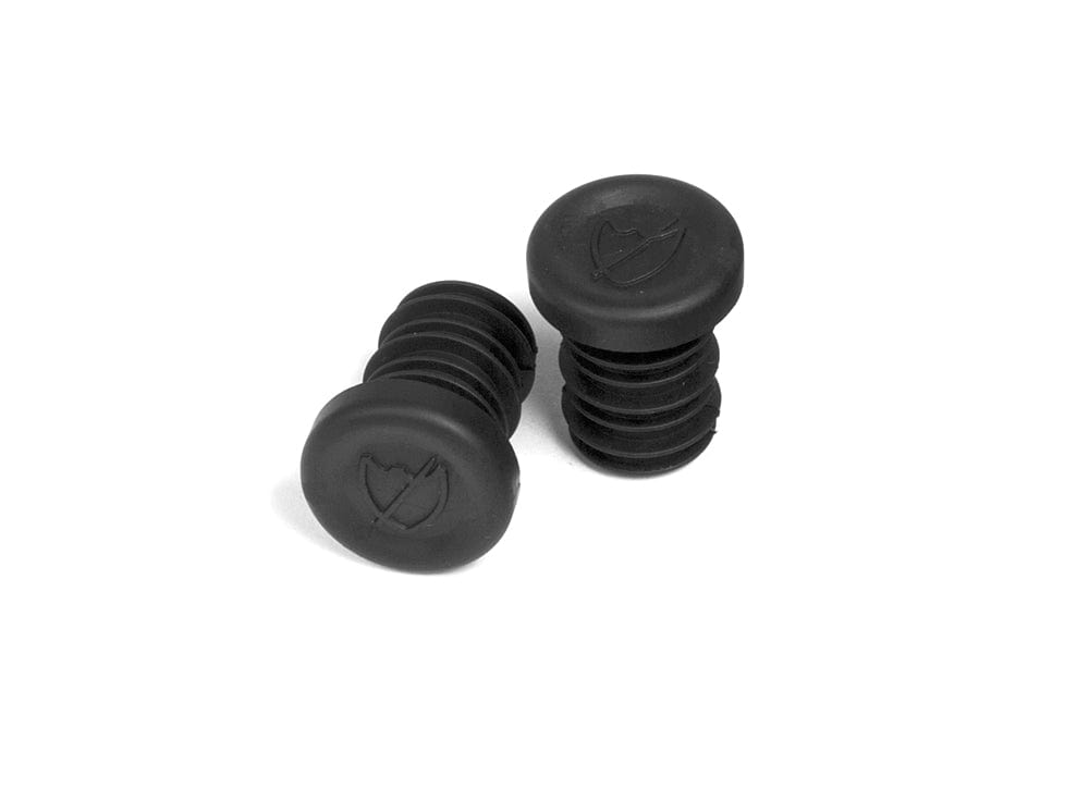 S&M Bikes BMX Parts Black S&M Bikes Push-in Bar End Plugs Black