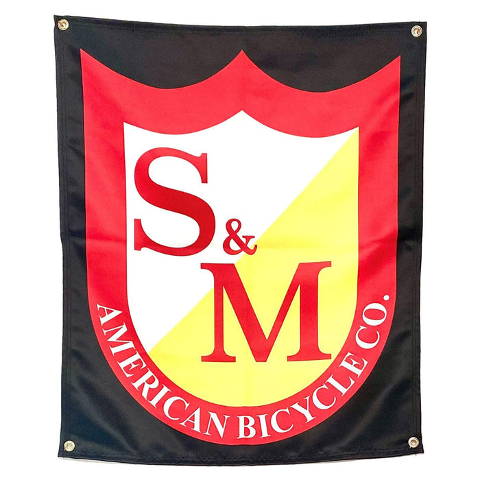 S&M Bikes Misc S&M Bikes Shield Logo Fabric Banner
