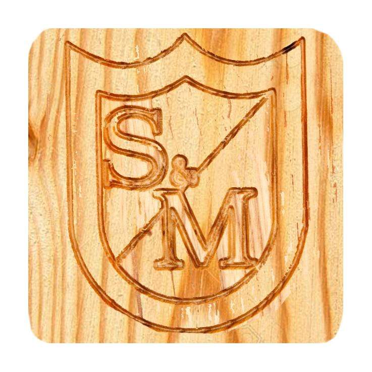 S&M Bikes Misc S&M Bikes Square Wood Coaster