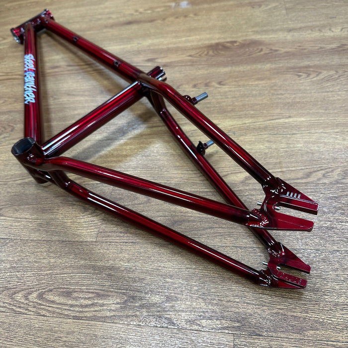 S&M Bikes BMX Racing S&M Bikes Steel Panther Race Frame Candy Red