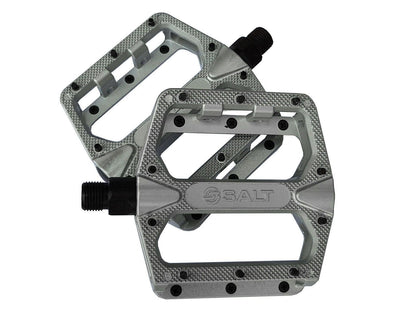 Salt BMX Parts Silver, 1/2" Salt Alloy Slim Pedals