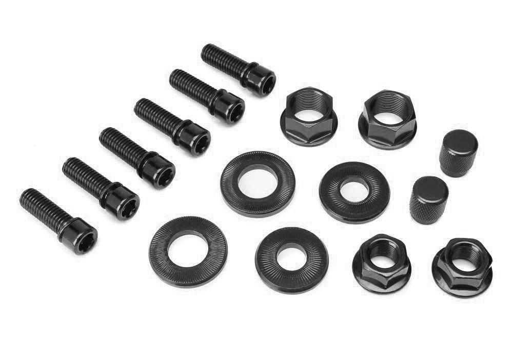 Salt BMX Parts Black Salt Nut and Bolt Hardware Set