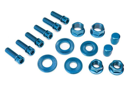 Salt BMX Parts Blue Salt Nut and Bolt Hardware Set