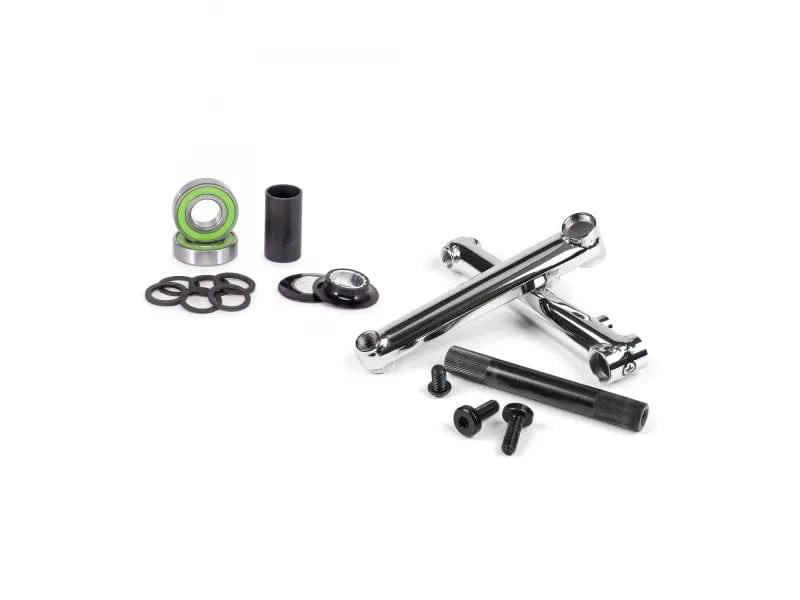 Salt Plus BMX Parts 165mm / Chrome / 28T Salt Plus Pro 48 Spline Crank Kit with Center Sprocket