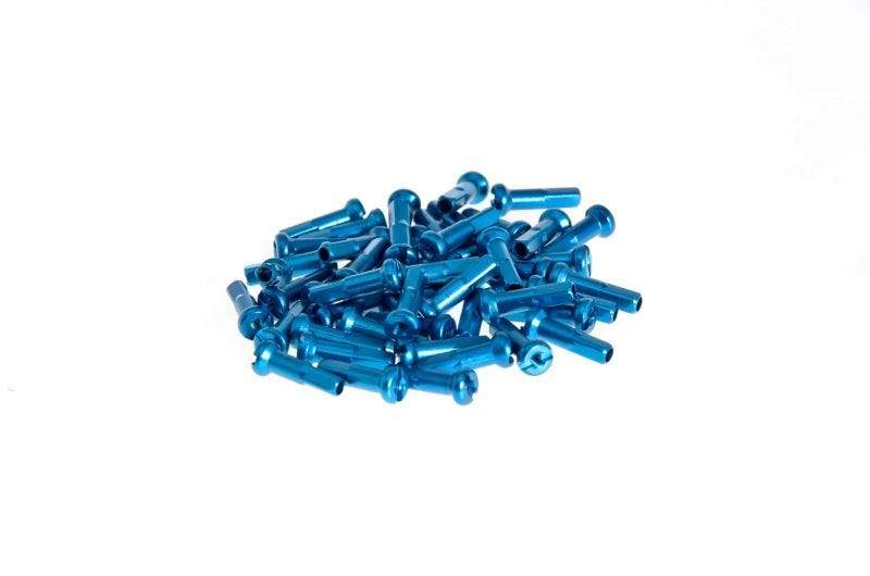 Salt BMX Parts Cyan Salt Pro Alloy Spoke Nipples 40 Pack