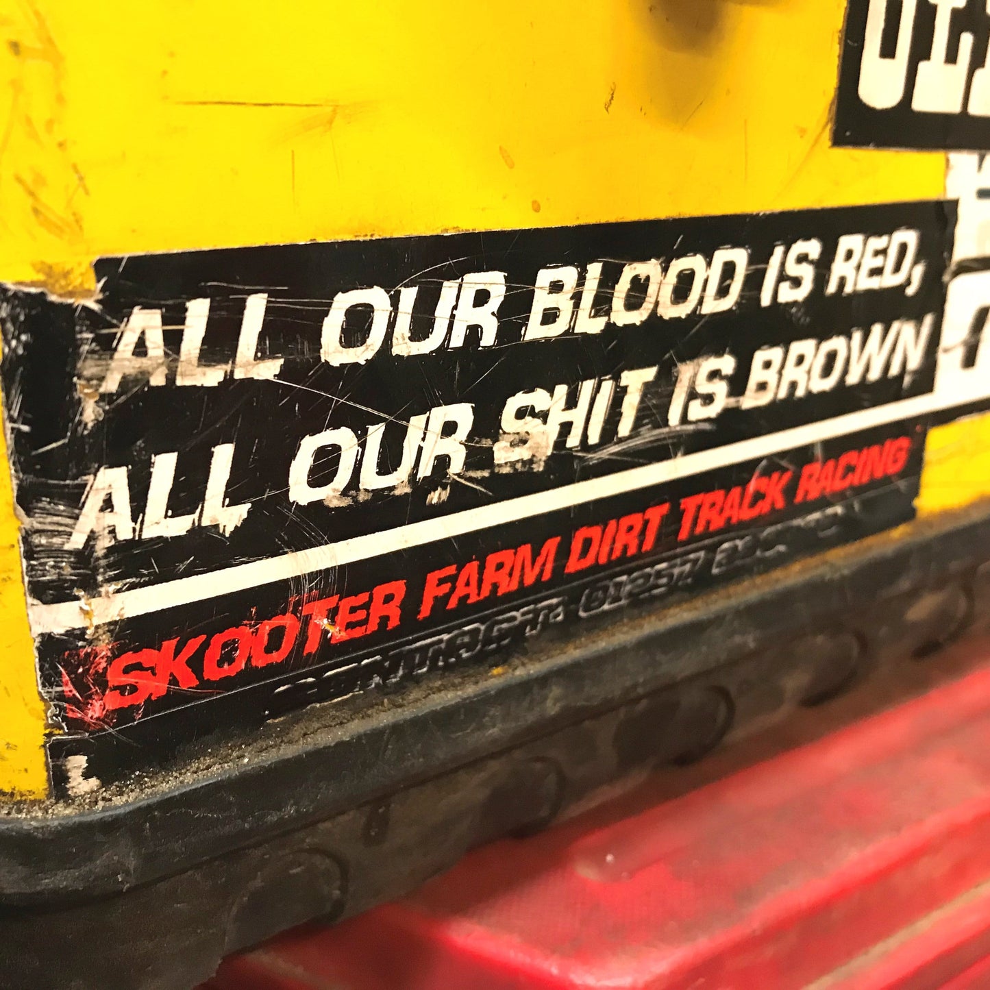 Skooter Farm: All Our Blood Is Red Sticker - Proceeds to Black Lives Matter