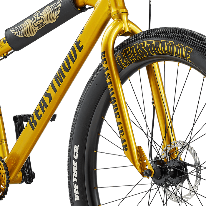 SE Bikes Wheelie Parts Golden SE Bikes 2022 Beastmode Ripper 27.5 Plus Bike Golden
