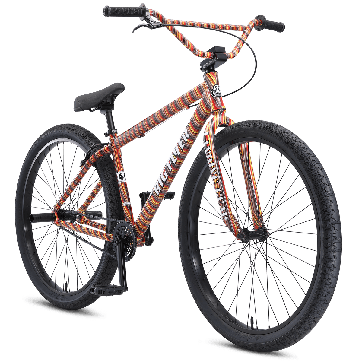 SE Bikes 2022 Big Flyer 29 Inch Bike Striped Fusion Alans BMX