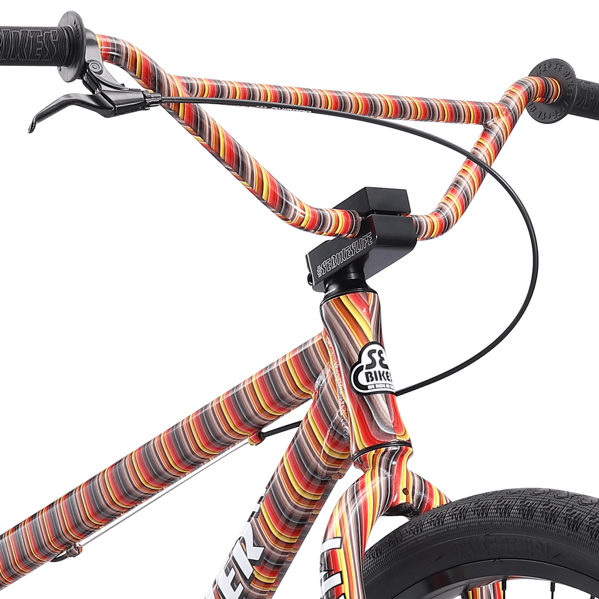 SE Bikes Wheelie Parts SE Bikes 2022 Big Flyer 29 Inch Bike Striped