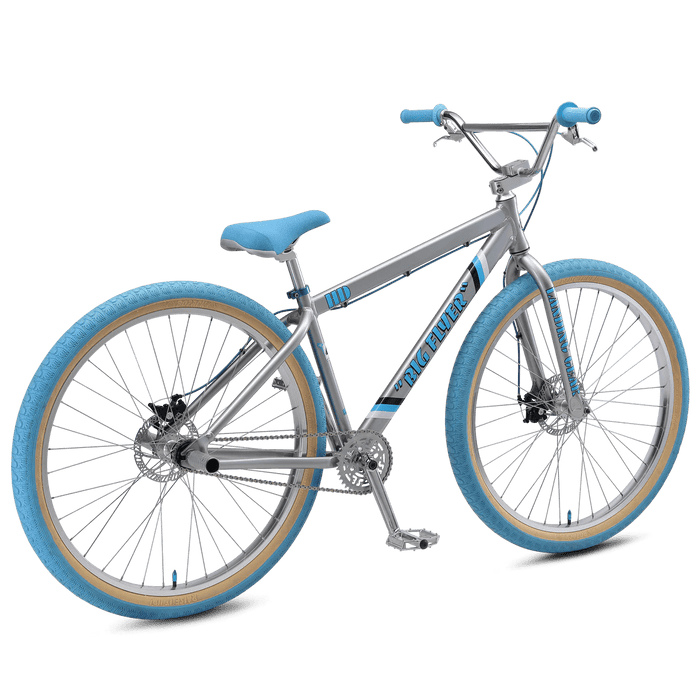 SE Bikes Wheelie Parts Hi Def Silver SE Bikes 2022 Big Flyer HD 29 Inch Bike Hi Def Silver