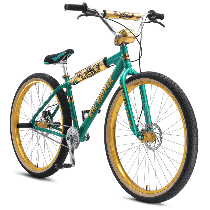SE Bikes Wheelie Parts Hi Def Green SE Bikes 2022 Big Ripper HD 29 Inch Bike Hi Def Green