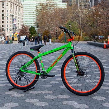SE Bikes Wheelie Parts Ravaging Green SE Bikes 2022 Savage Flyer 27.5 Inch Bike Ravaging Green