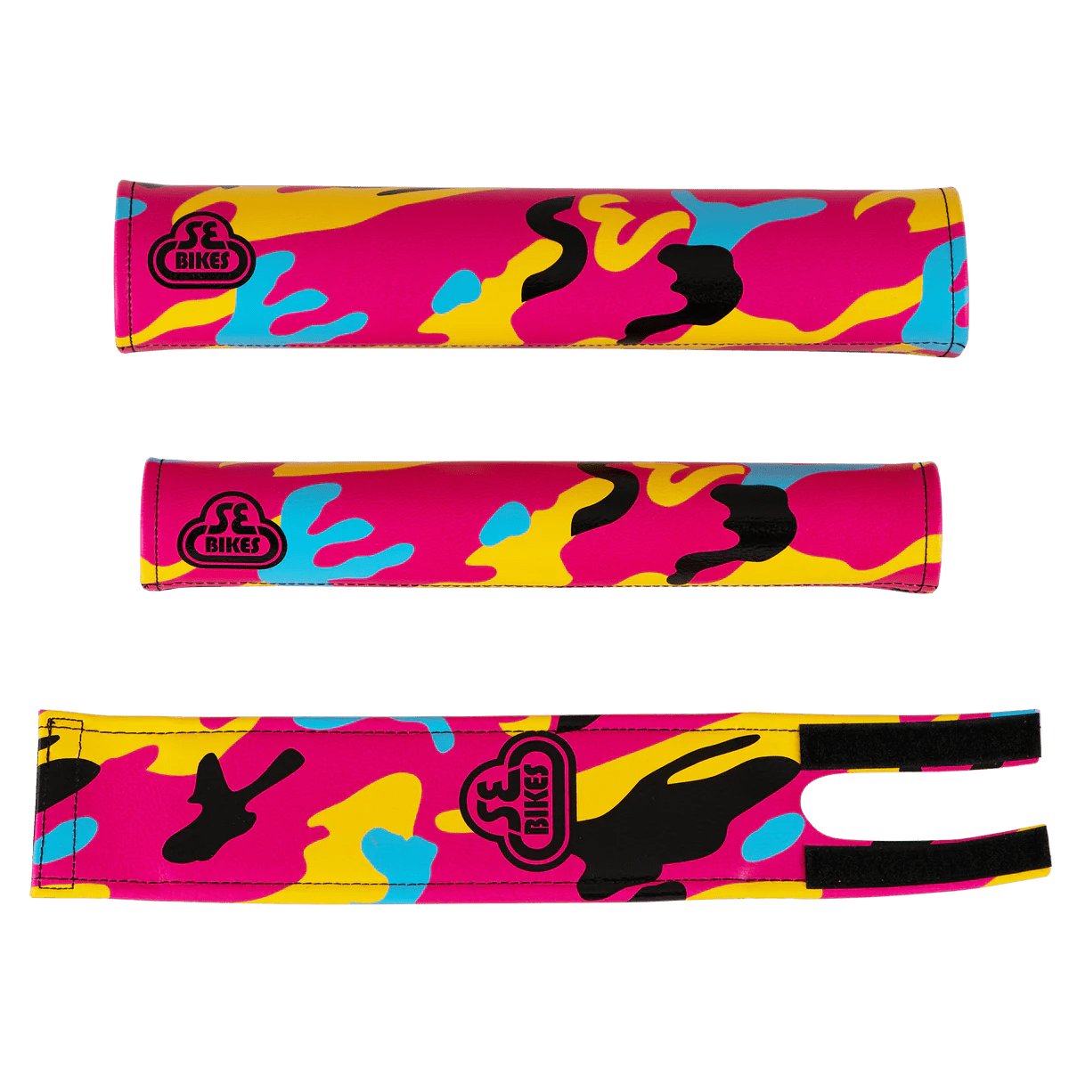 SE Bikes Wheelie Parts Rainbow Camo SE Bikes Camo Pad Set