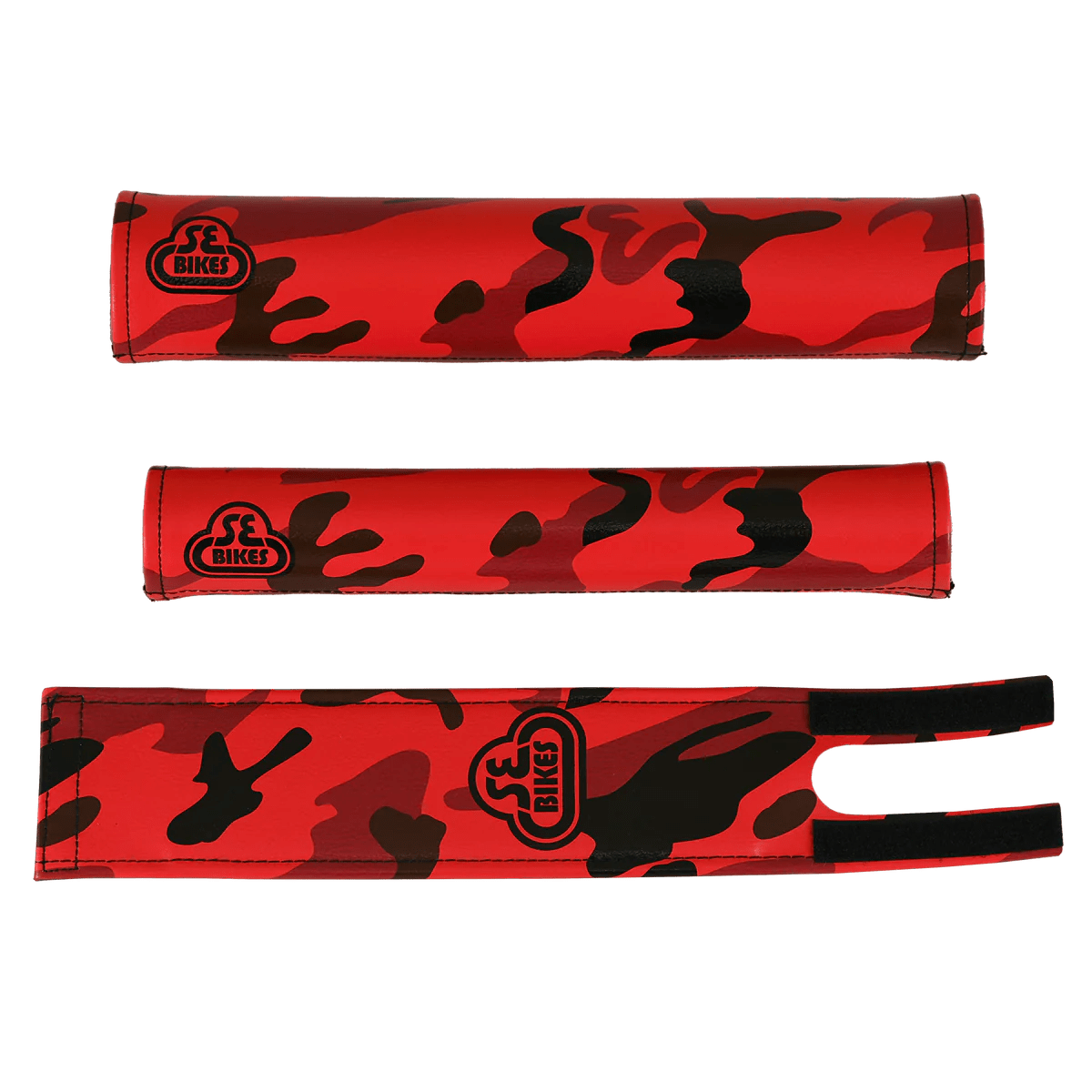 SE Bikes Wheelie Parts Red Camo SE Bikes Camo Pad Set