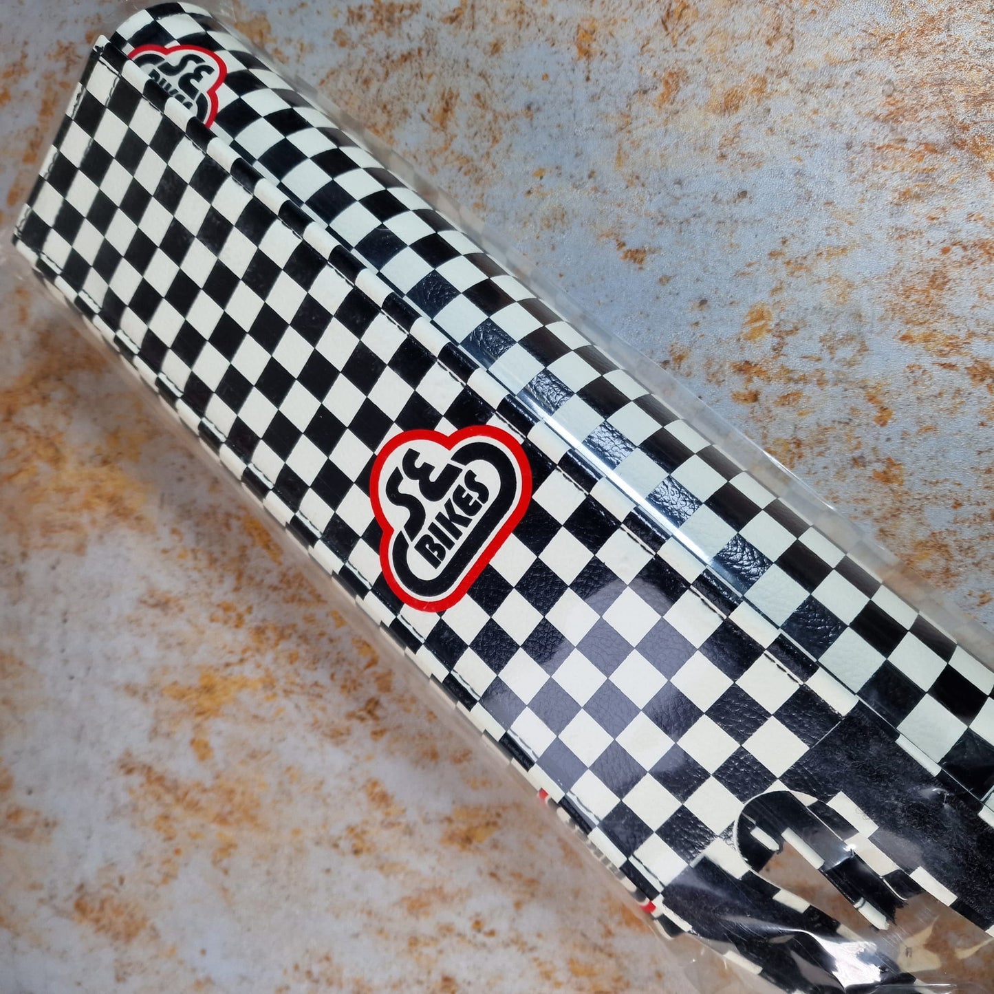 SE Bikes Wheelie Parts Black / White Checkerboard SE Bikes Checkerboard Pad Set