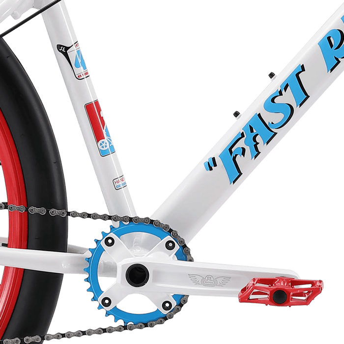 Red white and store blue se bike