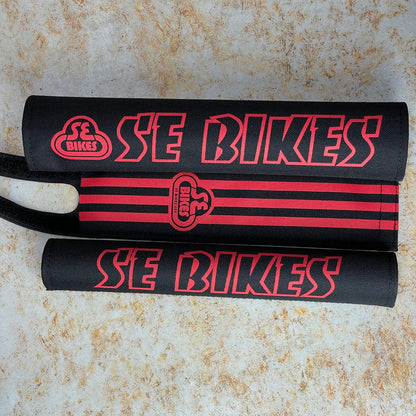 SE Bikes Wheelie Parts Black/Red SE Bikes Pad Set