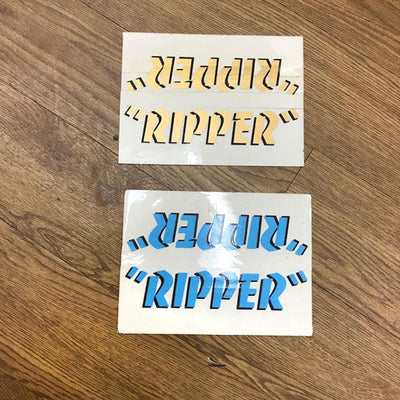 Se Ripper Navy Sticker Old School Stickers — Alans BMX