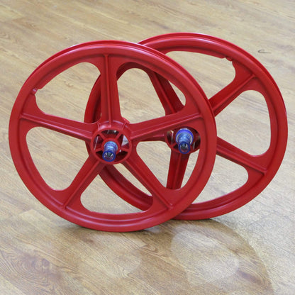 Skyway Old School BMX Skyway Tuff II Mag BMX Wheels 20 Inch Pair Front and Rear