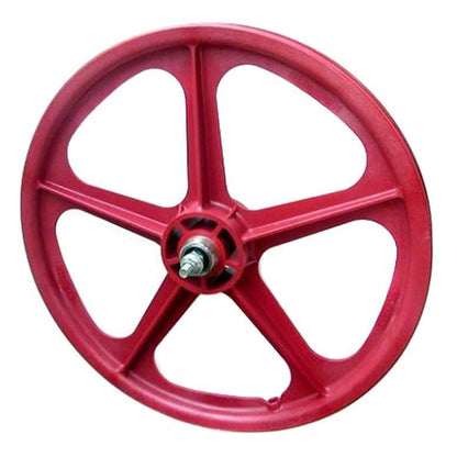 Skyway Old School BMX Red Skyway Tuff Mag Coaster Brake Wheels 20 Inch Pair