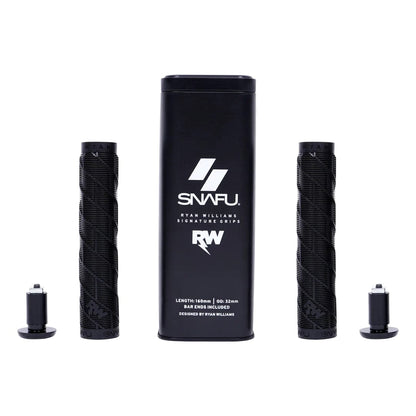 Snafu BMX Parts Black Snafu RWilly Grips