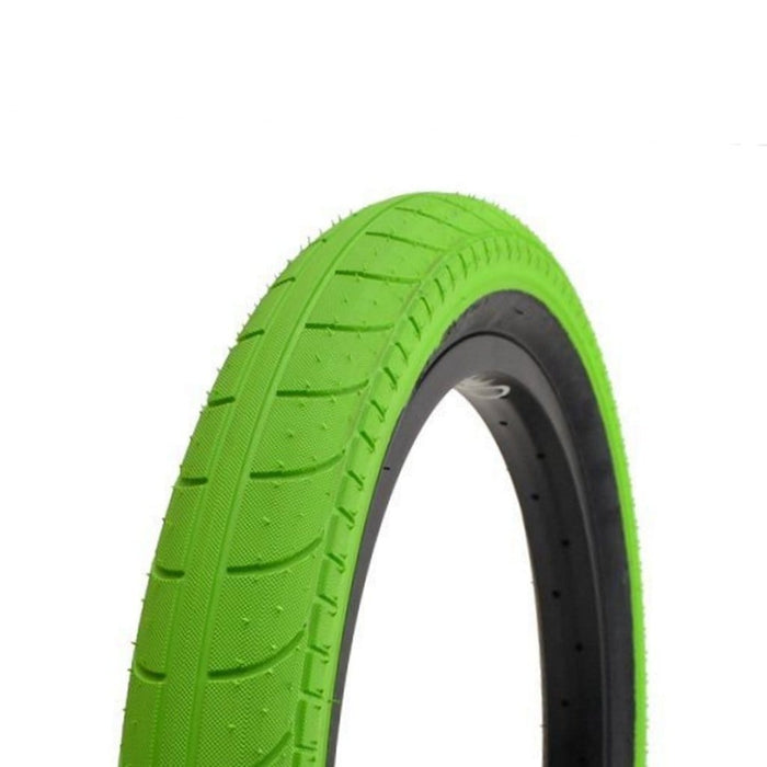 Stranger BMX Parts Stranger Ballast Tyre 2.45 Bright Green With Black Sidewall